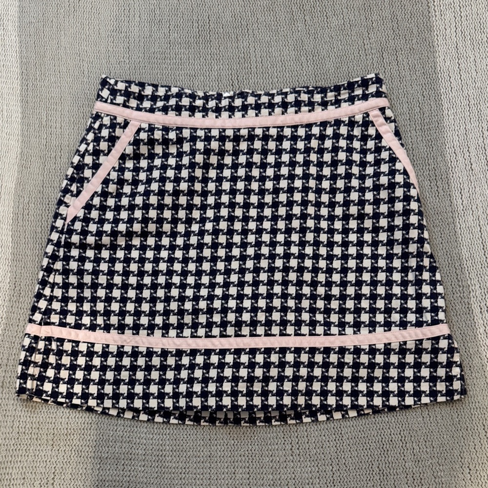 Lady Hagen Navy & Pink Golf Skort Size 2 | Built-In Shorts | Preppy Pattern